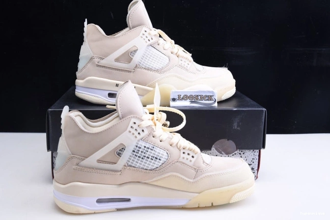 HYPE Sail Off-White Jordan 4 x CV9388-100 Air 0807